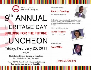 February, 2011 – 9th Annual Heritage Day Luncheon
