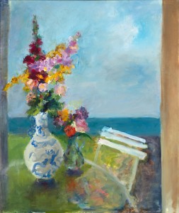 Mary Page Evans_Gladiolas by the Sea
