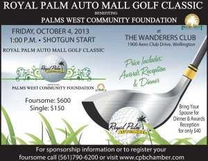 October, 2013 – Royal Palm Auto Golf Classic