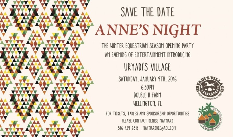 January, 2016 – Annie’s Night in Wellington