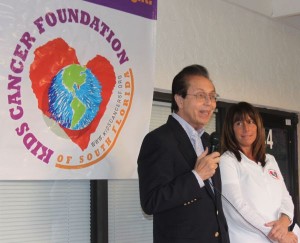 March, 2013 – Kids Cancer Foundation Honors Santamaria