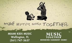 July, 2011 – $25 OFF Miami Kids Music Registration