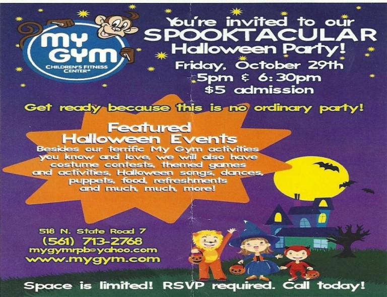 October, 2010 – My Gym Halloween Party