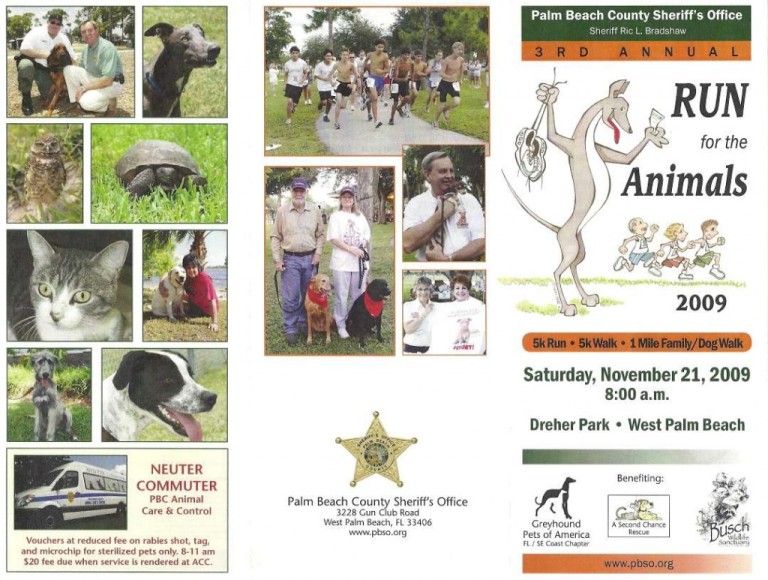 November, 2009 – 3rd Annual Run for the Animals