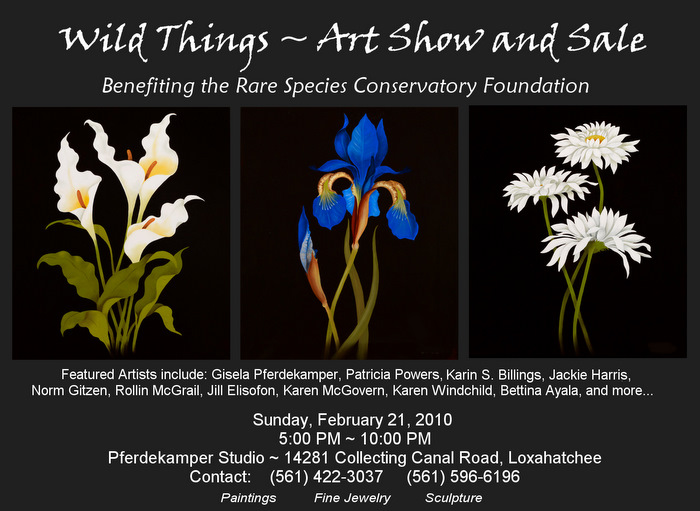 February, 2010 – 4th Annual Wild Things Art Show on Feb. 21