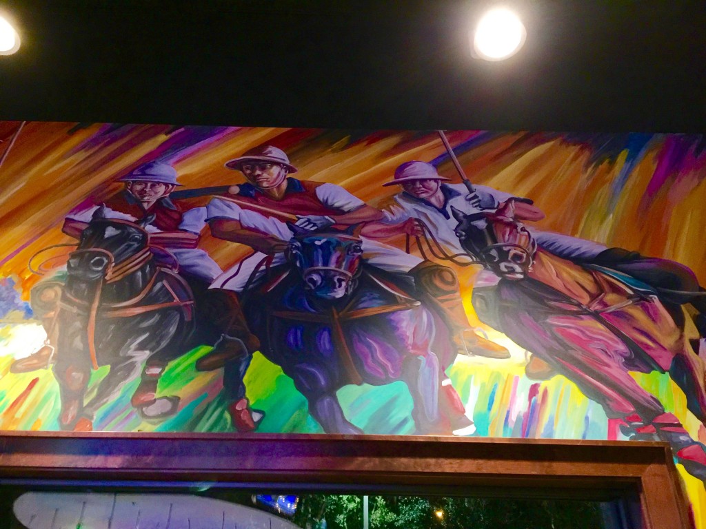 Polo Player Mural