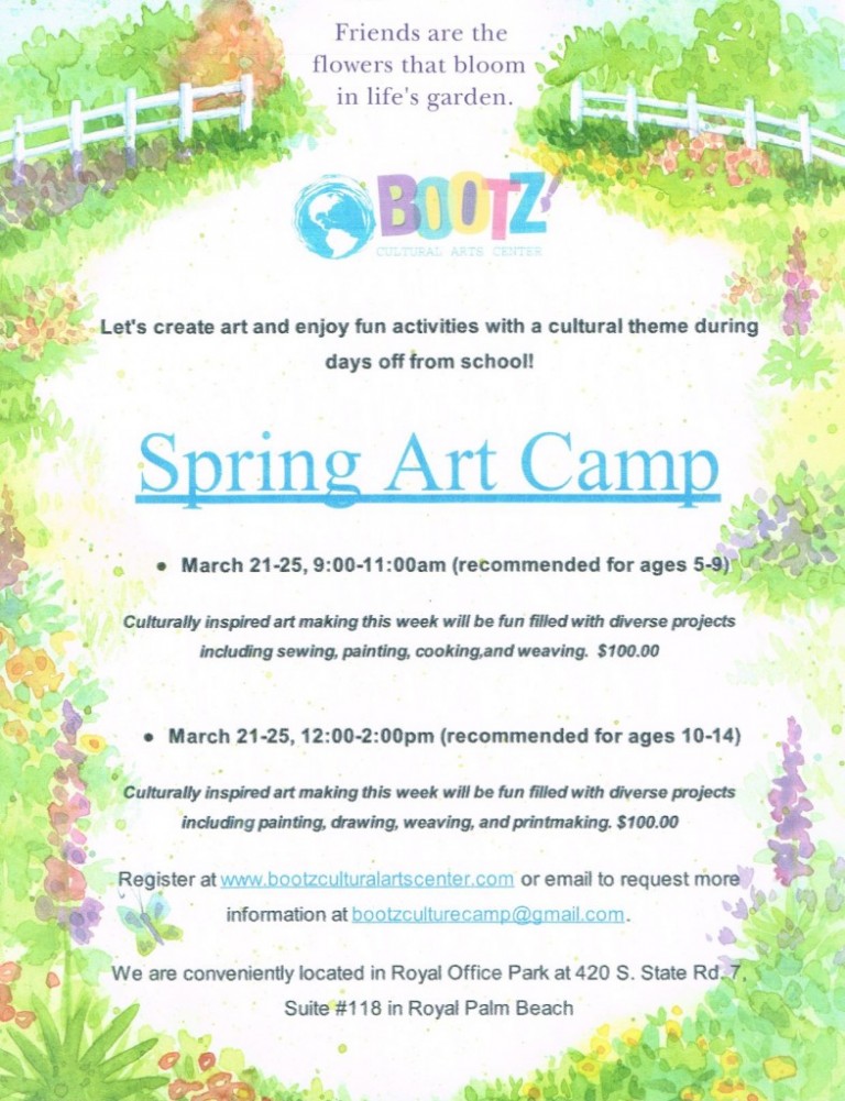 Spring Break Art Camp at Bootz