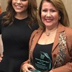 Pix Silvia C Garcia with Felicia Rodriguez TV 25  Esperanza Award 6-15-16