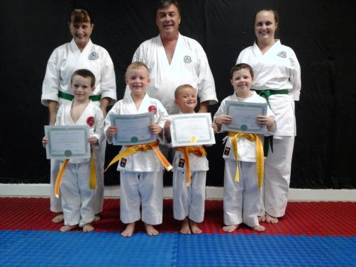 Ninjas Promoted at Genbu-Kai Karate