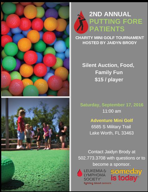 Putting Fore Patients on Sept. 17th
