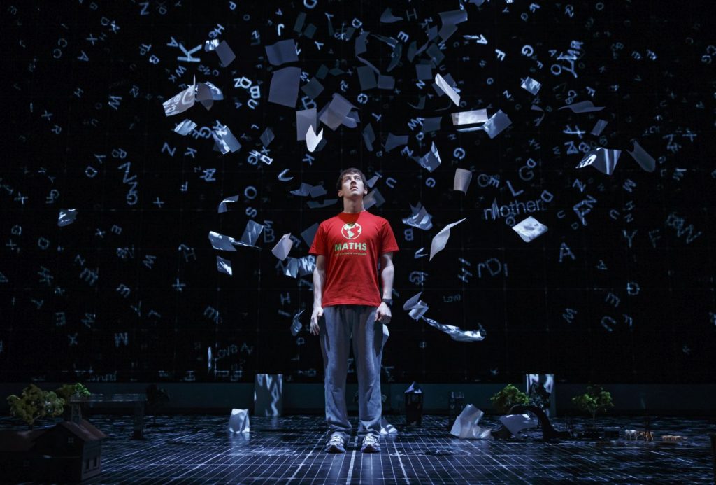 Curious Incident of the Dog in the Night-Time, The Ethel Barrymore Theatre ALEXANDER SHARP TAYLOR TRENSCH FRANCESCA FARIDANY IAN BARFORD ENID GRAHAM HELEN CAREY MERCEDES HERRERO RICHARD HOLLIS BEN HORNER JOCELYN BIOH DAVID MANIS KEREN DUKES STEPHANIE ROTH HABERLE TOM PATRICK STEPHENS Production Credits: Marianne Elliott (Direction) Bunny Christie (Scenic and Costume Design) Paule Constable (Lighting Design) Ian Dickinson for Autograph (Sound Design) Finn Ross (Video Design) Scott Graham and Steven Hoggett for Frantic Assembly (Movement) Adrian Sutton (Music) Other Credits: Written by: Adapted by Simon Stephens from the novel by Mark Haddon