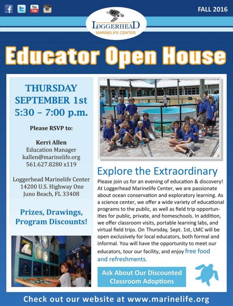 Educator Open House at Loggerhead