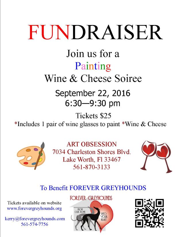 Fundraiser to Benefit Forever Greyhounds