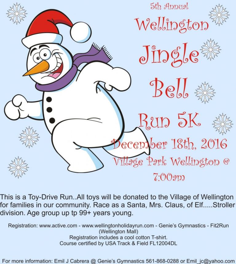 5th Annual Jingle Bell Run in Wellington