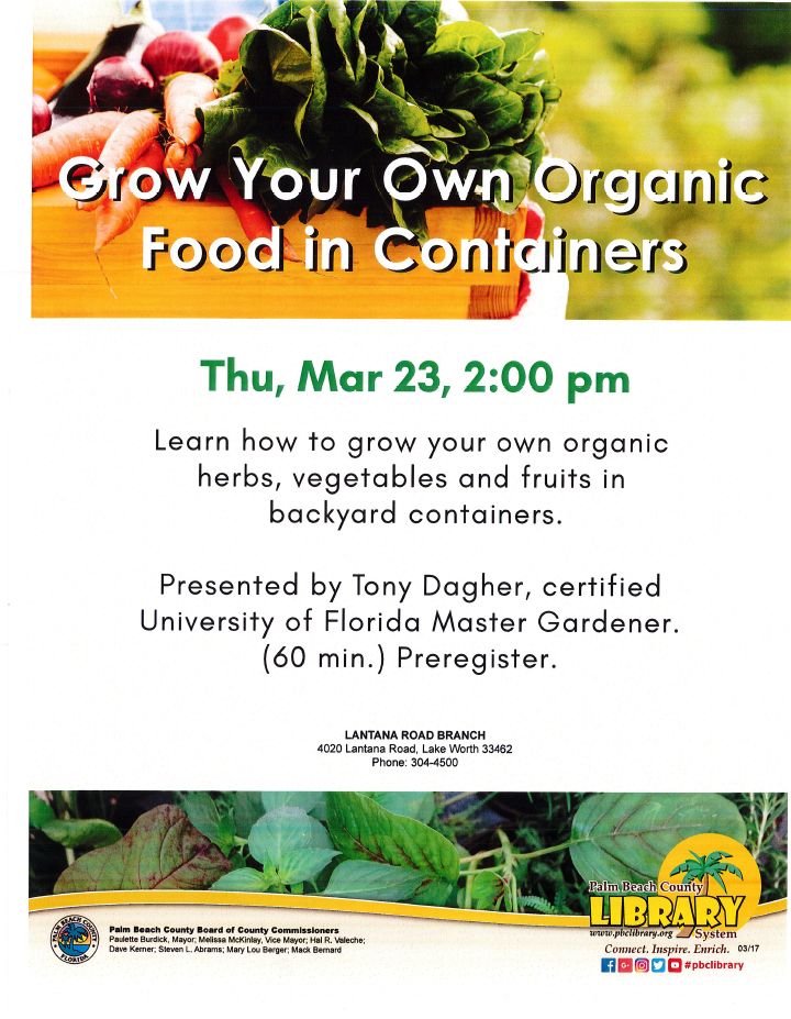 Organic Gardening in Containers