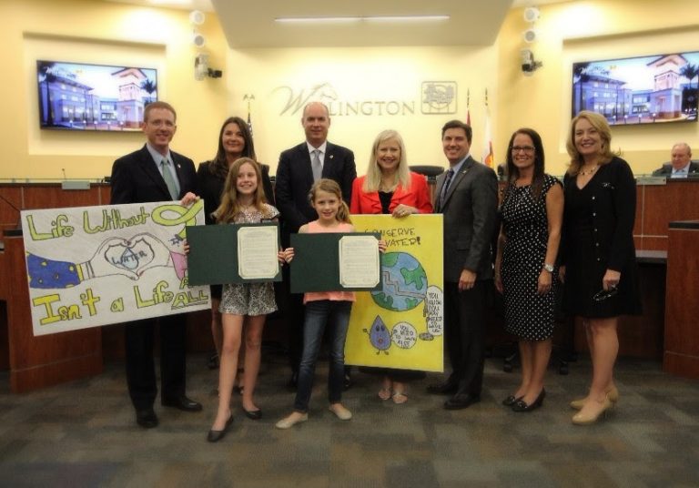 Wellington Council Honors Water Conservation Poster Winners