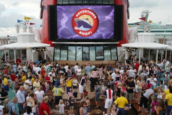 Sail Away Party on Disney Cruise