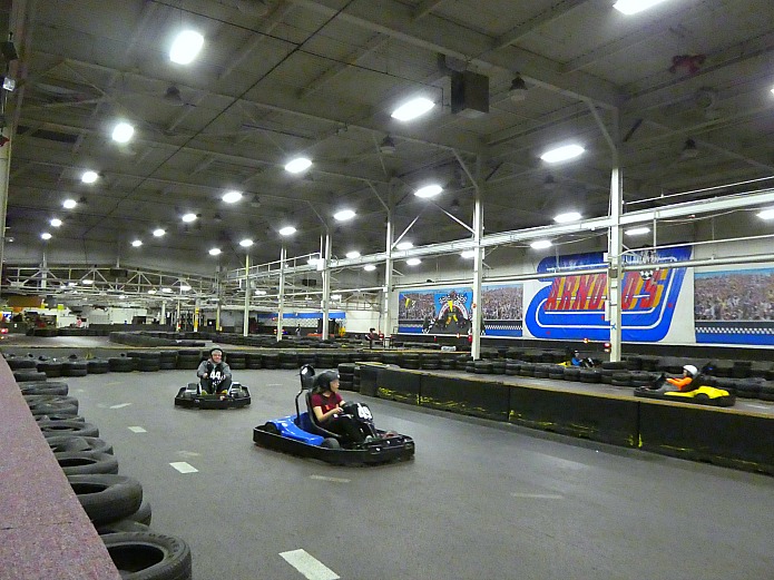 Go karts at Arnold's Family Fun Center - Travel with Terri