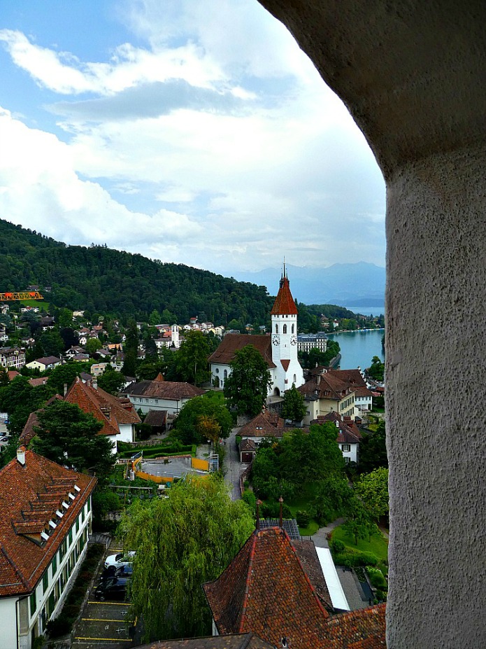 View from the Castle of Thun Switzerland #Travelwithterri