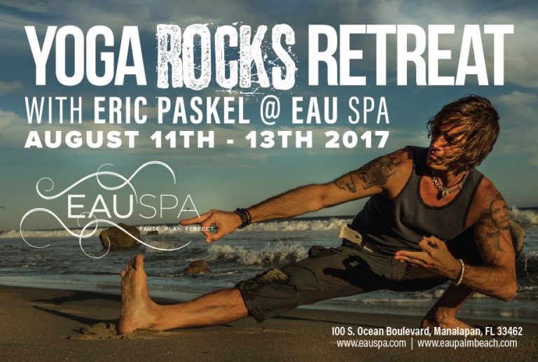 Yoga Rocks Retreat August 11-13 at Eau Palm Beach Resort I& Spa