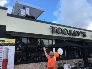 TooJay’s Deli CEO takes World Kindness Day to New Heights and Raises More Than $14,000 for Feeding Florida