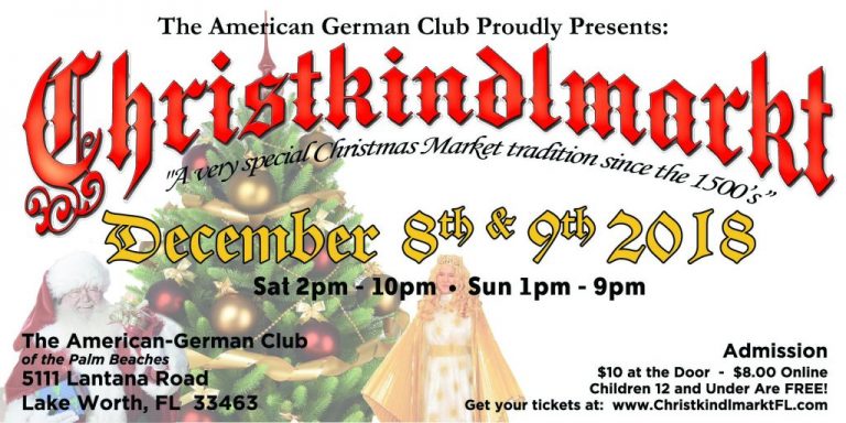 A Christmas Market at the American German Club