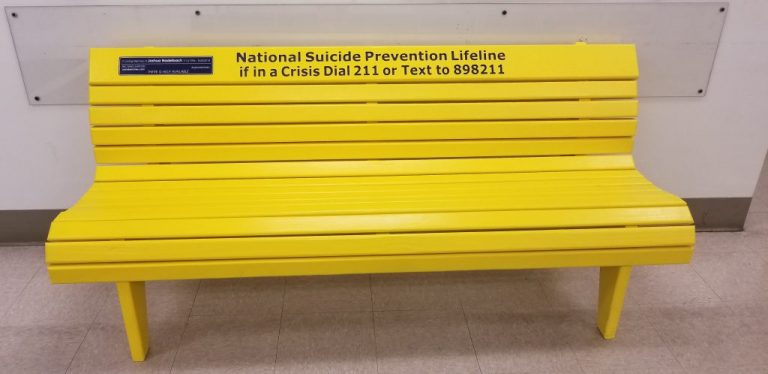 Josh’s Benches for Awareness, Places to Start Talking about Mental Health