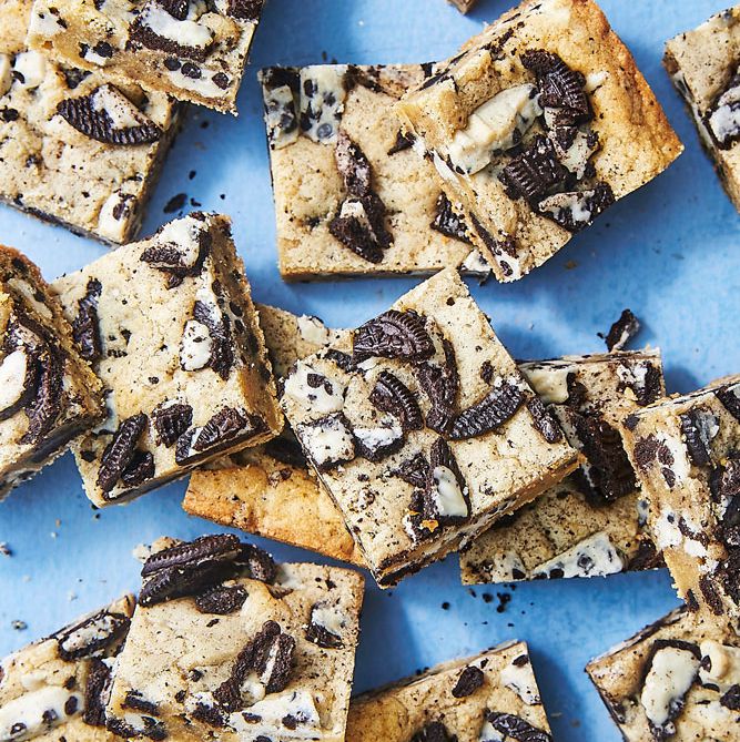 Recipe for Cookies N Cream Blondies