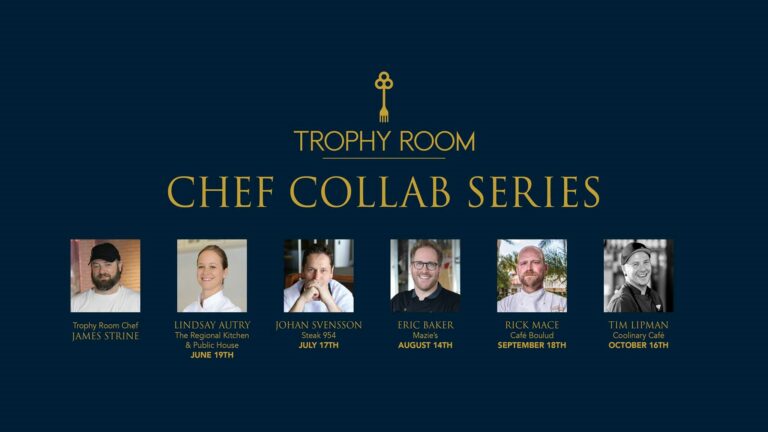 TROPHY ROOM CHEF COLLABORATION SERIES CONTINUES