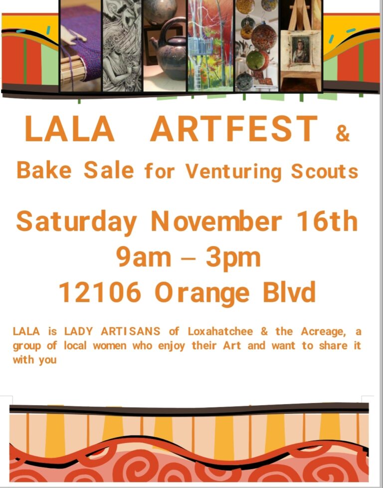 LaLa Artfest on Nov. 16th