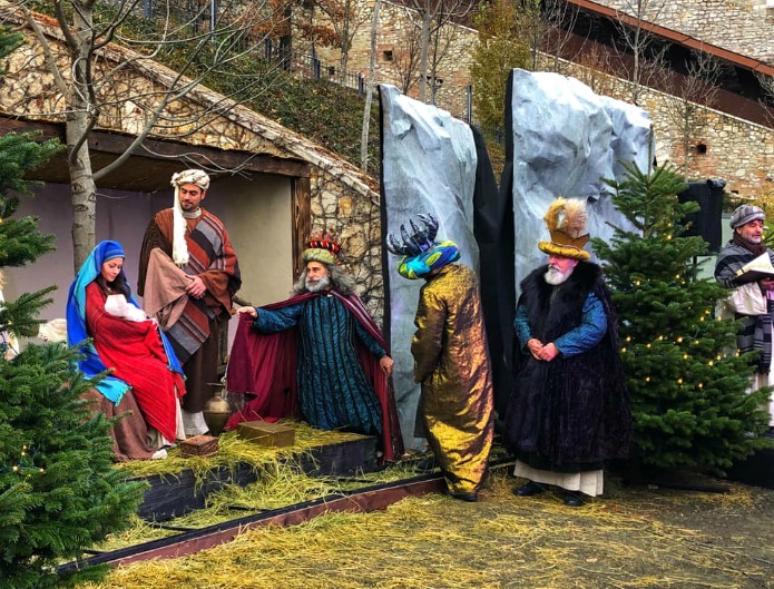 Live Nativity Scene in Budapest on TravelWith Terri for Around Wellington