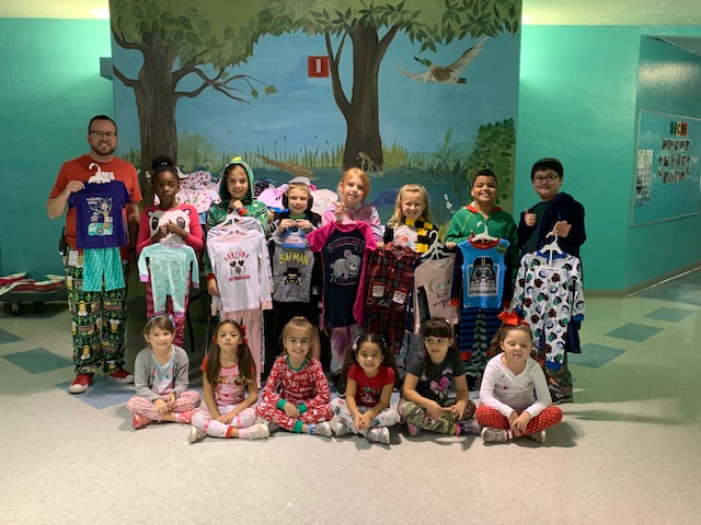 Two Local Elementary Schools Collect PJs for Casey Cares Foundation Kids