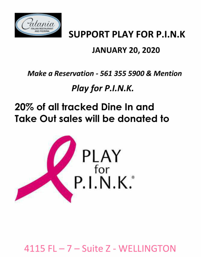 Support Play for PINK January 20th