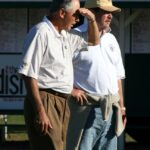 Morris Hatalsky and PGA Rules Official, Slugger White (Both Past Champions)
