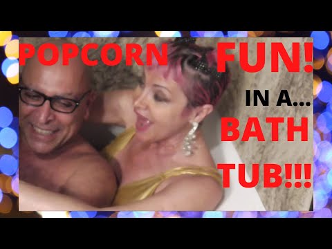 Popcorn Fun in a Bathtub!