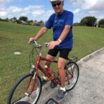 Marty biking