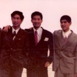 3-1. Three musketeers (Jason, me and Ji-hong) arrived in America, nearly penniless but formally dressed b (1982)