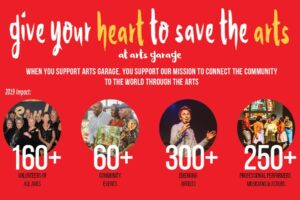 ARTS GARAGE Launches ‘Give Your HeART to Save the ARTs’ Campaign via GoFundMe