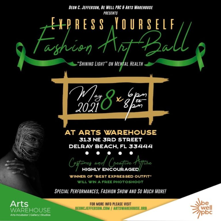 Express Yourself Fashion Art Ball on May 8, 2021