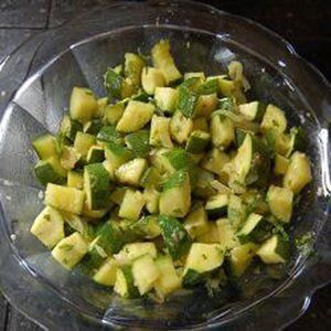 Vegan Zucchini Salad