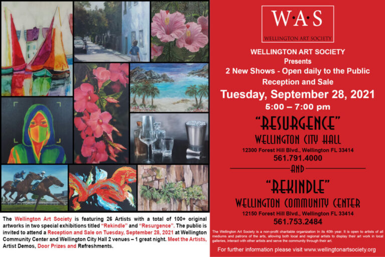 Wellington Art Society Presents 2 New Shows