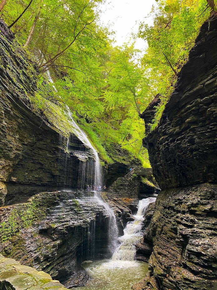 Waterfalls in Watkins Glen State Park