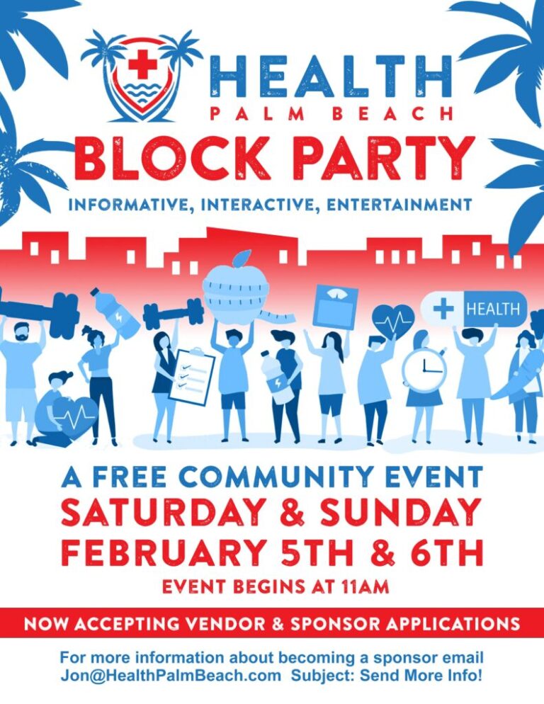 Registering Sponsors for Health Palm Beach