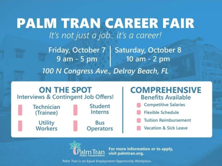 Palm Tran Career Fair
