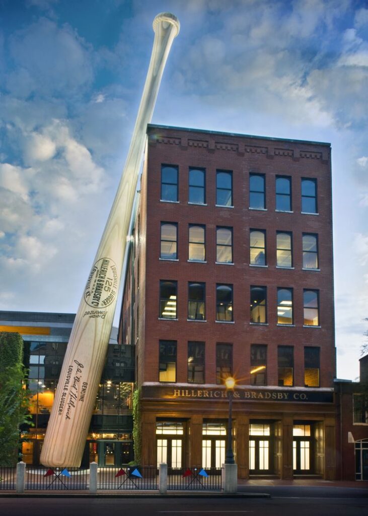 Babe Ruth Baseball Bat at Louisville Slugger Museum in Louisville, Kentucky