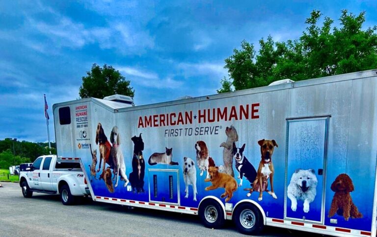 American Humane Deploys Mobile Rescue Unit to Florida’s DeSoto County in Hurricane Ian Aftermath