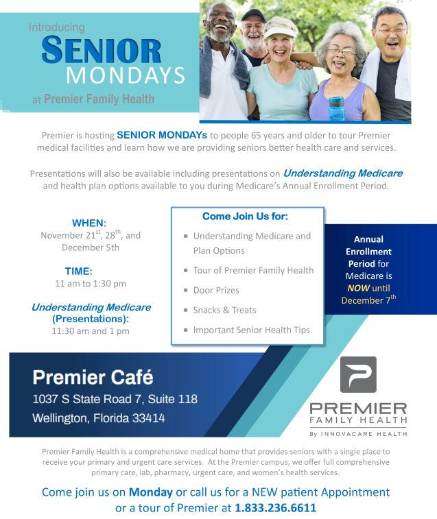 Senior Mondays at Premier Family Health