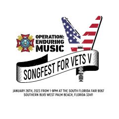 <strong>SONGFEST FOR VETS V AT THE SOUTH FLORIDA FAIR<br>OPERATION ENDURING MUSIC</strong>