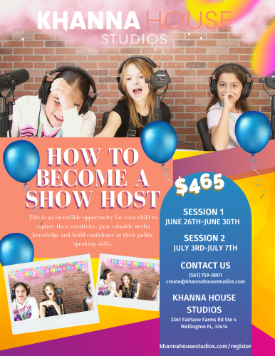 How to Become a Show Host Summer Camp