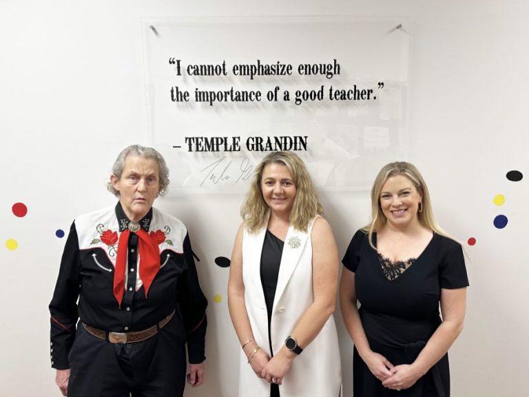 The Learning Center Celebrates Ribbon-Cutting with Special Guest Dr. Temple Grandin